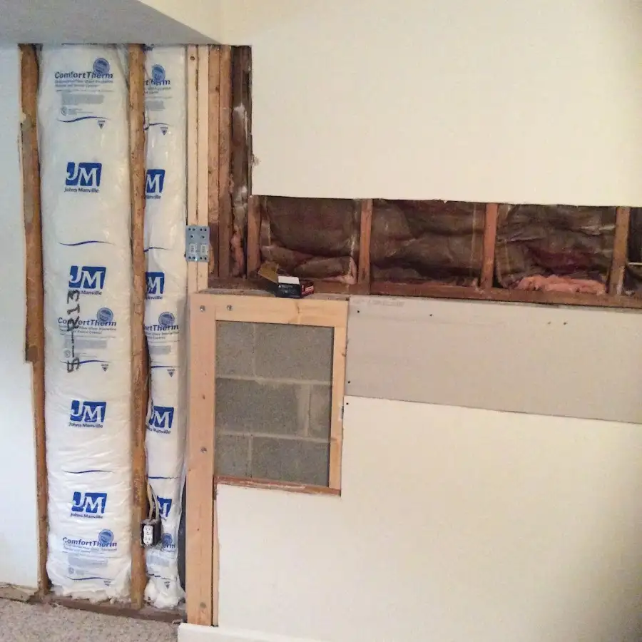 Wall insulation replacement during Contents Cleaning & Restoration in Floral City